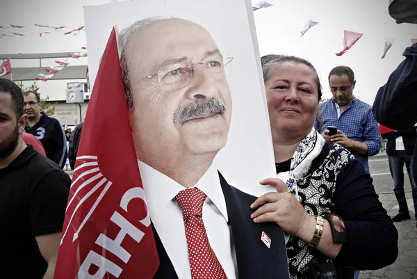 Kemal Kilicdaroglu Líder Del Principal Partido Popular Republicano Chp Oposición — Foto de Stock