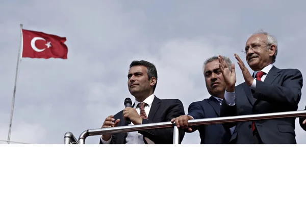 Kemal Kilicdaroglu Ledare För Turkiets Största Opposition Republikanska Folkets Parti — Stockfoto