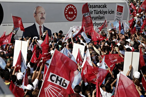 Kemal Kilicdaroglu Líder Del Principal Partido Popular Republicano Chp Oposición — Foto de Stock