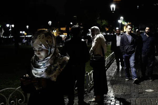 Istanbul Türkei Mai 2015 Tausende Gläubige Versammelten Sich Hagia Sophia — Stockfoto