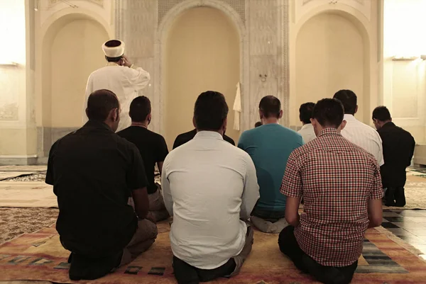 Muslims Pray Celebration Eid Fitr Feast Sacrifice Thessaloniki Greece Jul — Stock Photo, Image