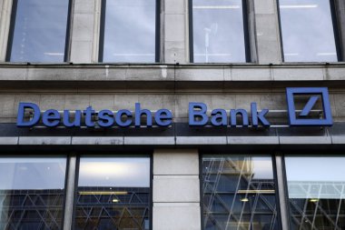 Deutsche Bank şubesi, Brüksel, Belçika.