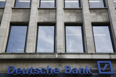Deutsche Bank şubesi, Brüksel, Belçika.