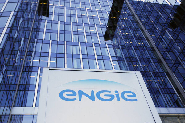 Внешний вид здания французской газово-энергетической компании Engie в Брюсселе, Бельгия 23 февраля 2019 года
