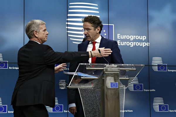 BELGIUM - EU - EUROGROUP — 스톡 사진