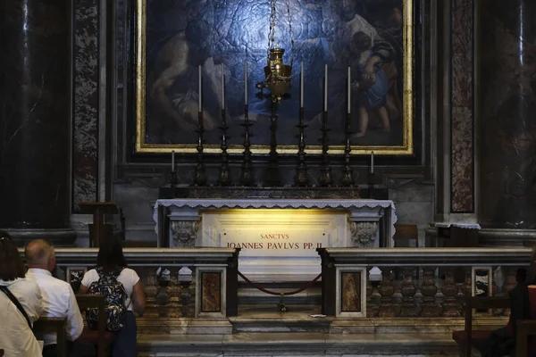 Innenansicht Der Petersbasilika Der Vatikanstadt April 2019 — Stockfoto