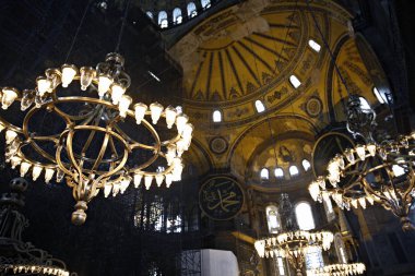 Turistler İstanbul'daki Ayasofya müzesini ziyaret etti, 4 Ocak 2019