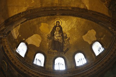 Turistler İstanbul'daki Ayasofya müzesini ziyaret etti, 4 Ocak 2019