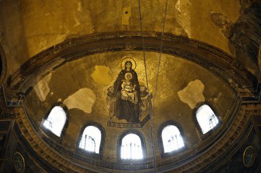 Turistler İstanbul'daki Ayasofya müzesini ziyaret etti, 4 Ocak 2019