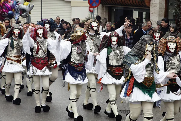 Deltagarna Deltar Den Gamla Sedvänja Genitsari Och Boules Dans Händelse — Stockfoto