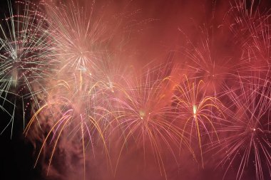 Havai fişek Brusse 'Laeken Firework Spectacular' sırasında patlayabilir