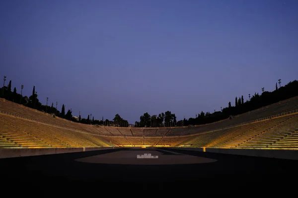 Athens Greece August 2019 Panathenaic Stadium Also Known Kallimarmaro Multi — Stock Photo, Image