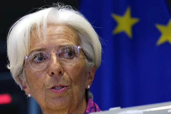 Az Európai Központi Bank elnökjelöltje, Christine Lagarde — Stock Fotó