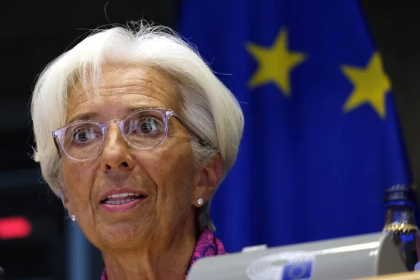 Az Európai Központi Bank elnökjelöltje, Christine Lagarde — Stock Fotó