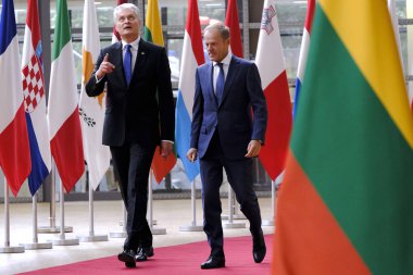 Litvanya Cumhurbaşkanı Gitanas Nauseda Brüksel,Belçika'yı ziyaret etti