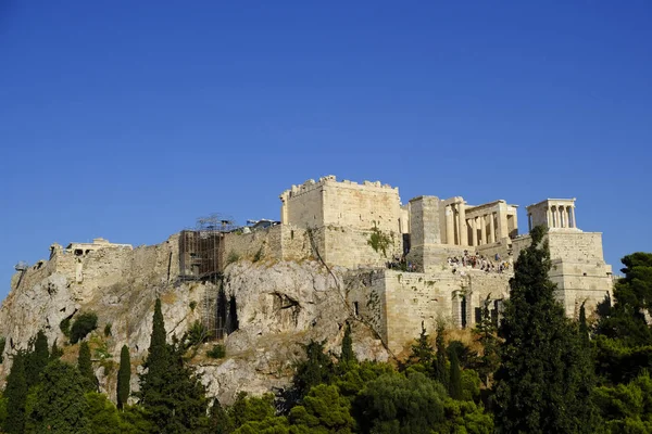 Utsikt Över Akropolis Hill Aten Grekland Aug 2019 — Stockfoto