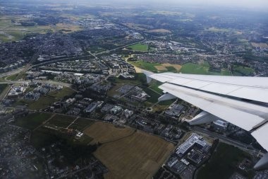 6 Ağustos 2019'da Brüksel, Belçika'nın havadan görünümü.