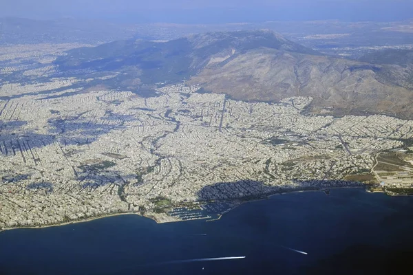 Aerial View Athens Greece Aug 2019 — Stock Photo, Image