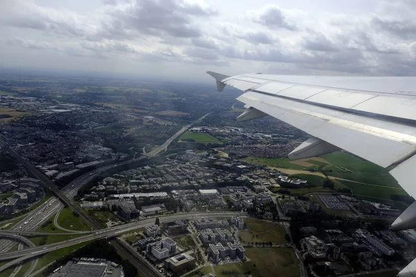 Widok Lotniczy Bruksela Belgia Dnia Sierpnia 2019 — Zdjęcie stockowe