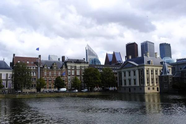 Haia Holanda Setembro 2019 Vista Binnenhof Complexo Edifícios Século Xiii — Fotografia de Stock