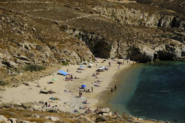 Les Gens Qui Baignent Soleil Nagent — Photo