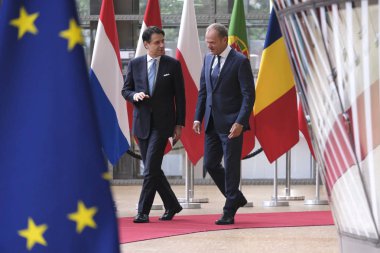 İtalya Başbakanı Conte Brüksel'deki Avrupa Birliği kurumlarını ziyaret etti,