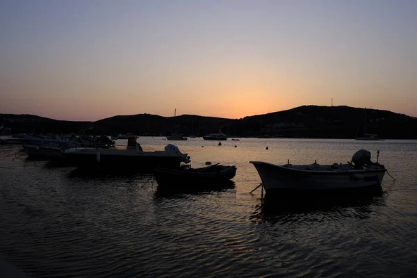Рыбные Лодки Порту Серифос Греции Августа 2019 — стоковое фото