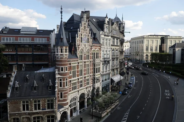 Blick Auf Eine Wohnung Zentrum Von Brüssel Belgien September 2019 — Stockfoto