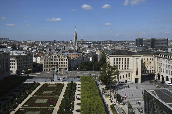 Vista Panorámica Ciudad Bruselas Bélgica Septiembre 2019 — Foto de Stock