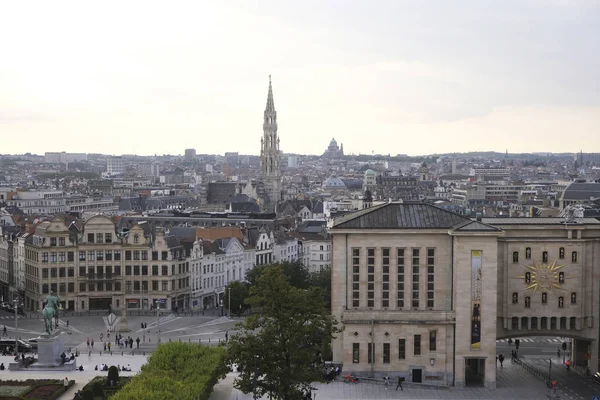 Panoramatický Pohled Město Brusel Belgii Září 2019 — Stock fotografie