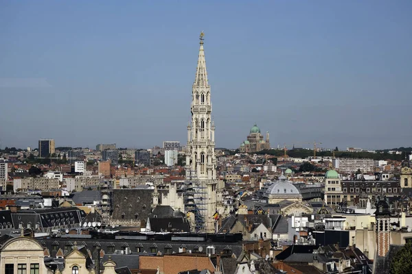 Πανοραμική Θέα Της Πόλης Των Βρυξελλών Στο Βέλγιο Στις Σεπ — Φωτογραφία Αρχείου