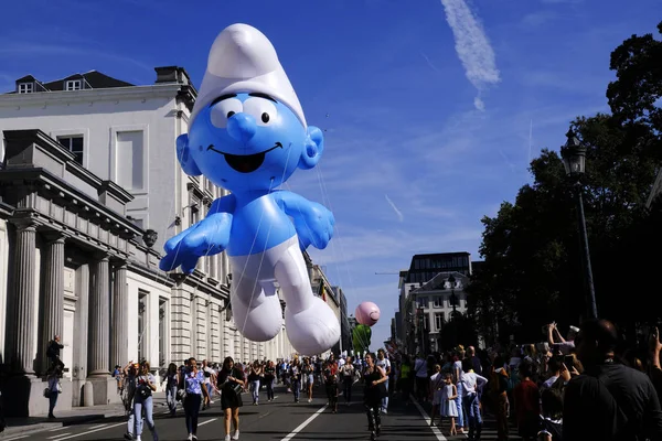 Desfile del Día del Globo en Bruselas, Bélgica — Foto de Stock