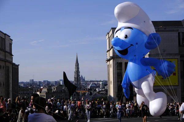 Desfile del Día del Globo en Bruselas, Bélgica — Foto de Stock