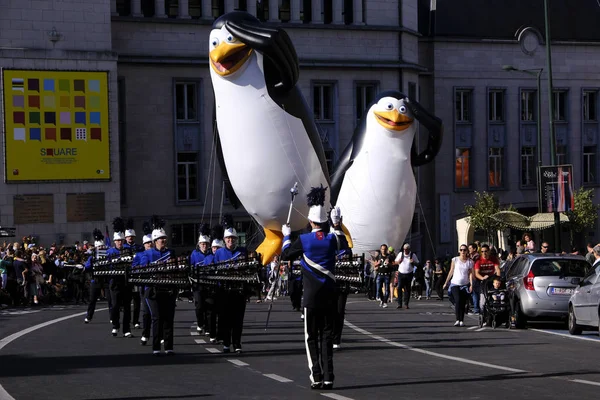 Desfile del Día del Globo en Bruselas, Bélgica — Foto de Stock