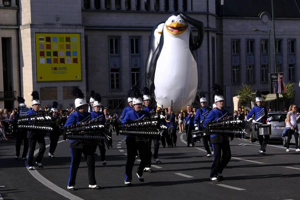 Desfile del Día del Globo en Bruselas, Bélgica — Foto de Stock