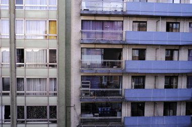 Brüksel'de konut ların görünümü, Belçika 7 Eylül 2019