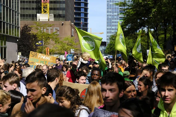 België klimaat protesten — Stockfoto