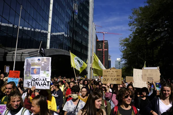 België klimaat protesten — Stockfoto