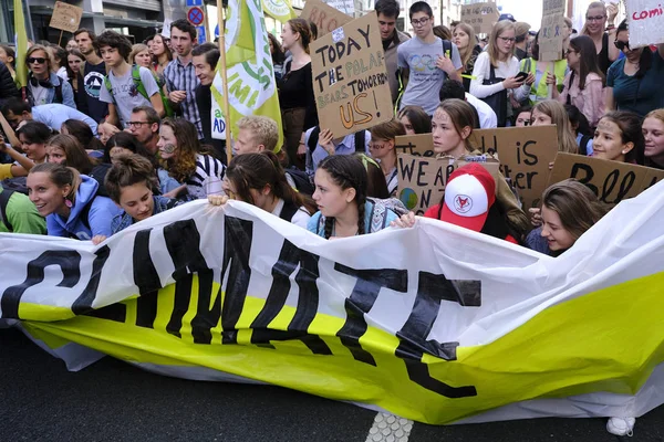 Bélgica Protestas climáticas — Foto de Stock