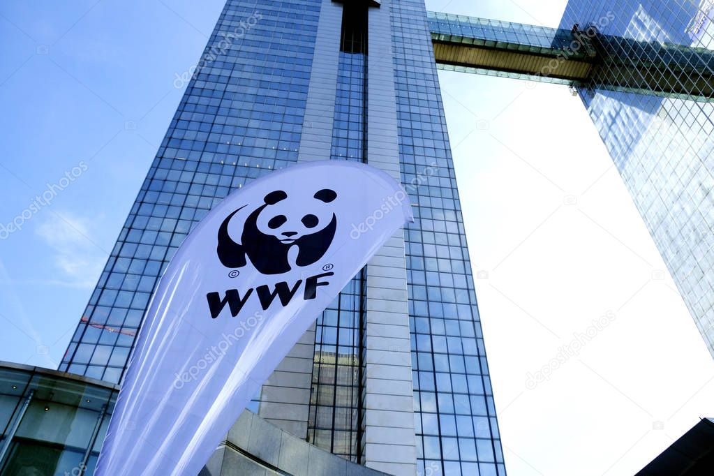 Brussels, Belgium. 20th September 2019.  Environmental activists take part in the Climate strike protest calling for action on climate change.