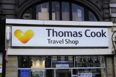 Thomas Cook Seyahat Şirketi Kapanıyor. Brüksel, Belçika