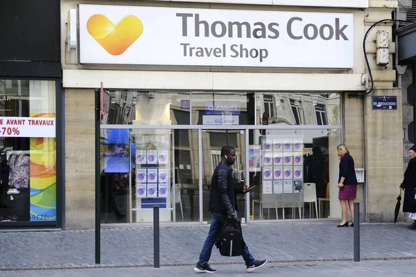トーマス・クック・トラベル・カンパニーが閉店ブリュッセル(ベルギー) — ストック写真