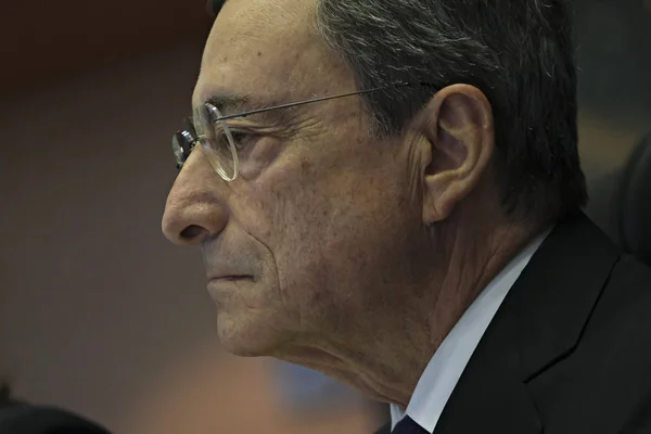 Presidente do Banco Central Europeu Mario Draghi — Fotografia de Stock
