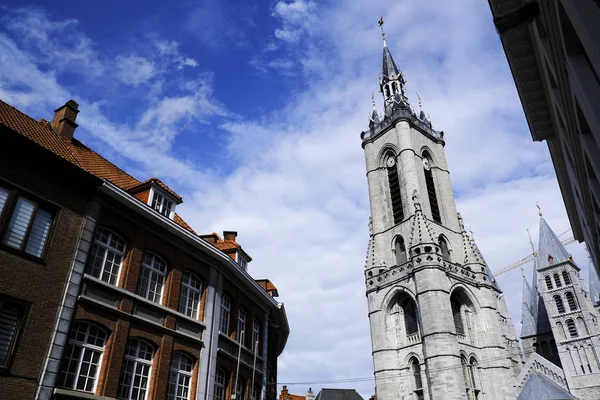 Belfry Tournai Belgium Sep 2019 Belfry Freestanding Bell Tower Medieval — Stock Photo, Image