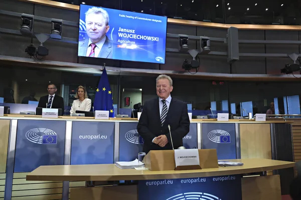 Audiencias del Parlamento Europeo con los Comisarios designados — Foto de Stock