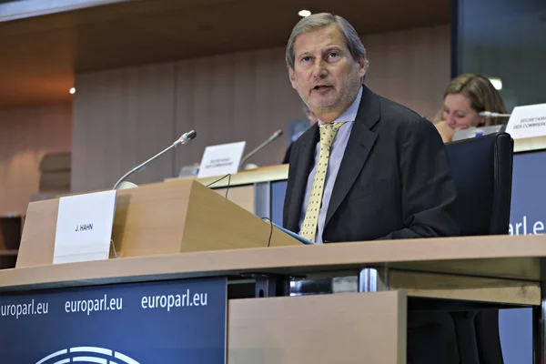 Anhörungen des Europäischen Parlaments mit designierten Kommissaren — Stockfoto