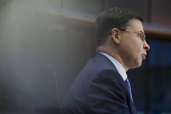 Commissaire européen désigné Valdis Dombrovskis — Photo