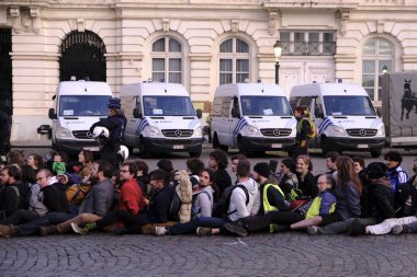 Brüksel 'de Yok Olma İsyanı gösterisi