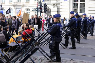 Brüksel 'de Yok Olma İsyanı gösterisi