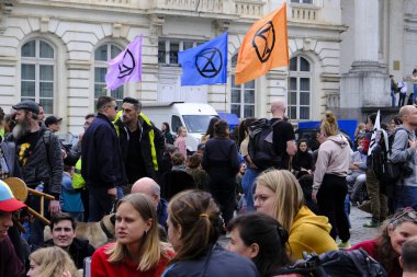 Brüksel 'de Yok Olma İsyanı gösterisi